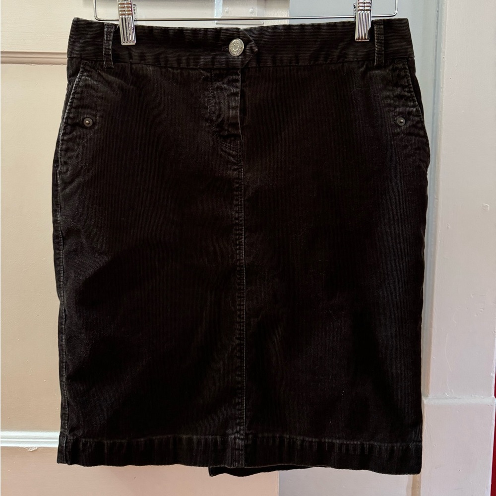 Jcrew size 4 brown corduroy skirt